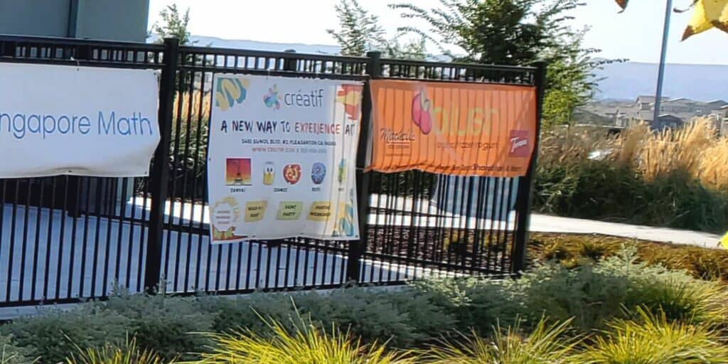 Creatif supports our schools Pleasanton California